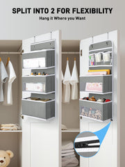 Yecaye swing-proof door organizer keeps items secure when the door opens