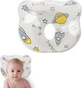 YEHUOT Cartoon Bear Baby Pillow front view showing gentle head shaping