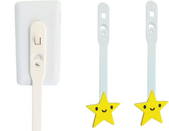 Yellow Star Light Switch Extender with easy-grip star handle for kids