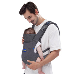 YEMKEZO newborn carrier with head support for secure, comfortable early cuddles