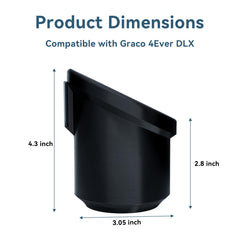 YENANA Graco 4Ever DLX cup holder in use, keeps drinks within reach for on-the-go families.