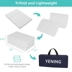 YENING CertiPUR-US foam provides a non-toxic sleep surface