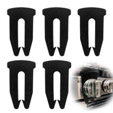 YENOVO gas stove knob locks pack five in black for safer cooking around kids and pets.