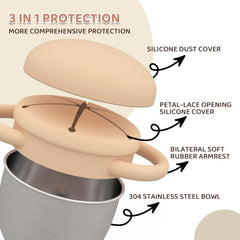Yeomant double-handles provide a safe, comfortable grip for little hands.