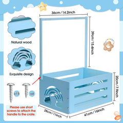 Yerliker paulownia wood crate highlights durable, safe material.