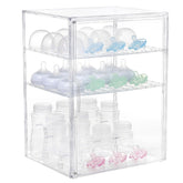 YESGIRL 3-Tier Bottle Organizer keeps bottles neatly organized and accessible