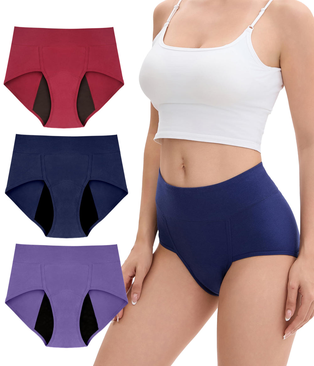 YESWEL 4-layer leak-proof underwear for women with quick absorption.