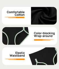 YESWEL underwear featuring color-block seams for fashion-forward sport style.