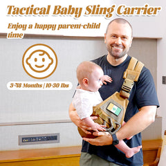 YESYBC Baby Sling Carrier worn on hip enables hands-free daily tasks.