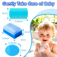 Yesybc soft baby bath sponge provides a soothing wash for delicate skin.