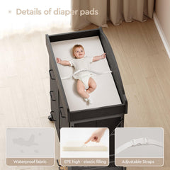 YeTom soft-glide drawers with metal sides open smoothly for busy mornings.
