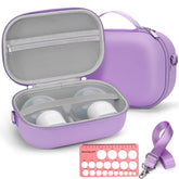 Yewltvep wearable breast pump bag discreet travel storage for two pumps.