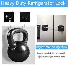 YEYA fridge lock includes backup tape for reuse