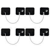 YEYA refrigerator locks 4-pack securing doors to prevent toddler access