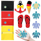 Yeyeplum fish extender bag front view with five pockets for organized exchanges
