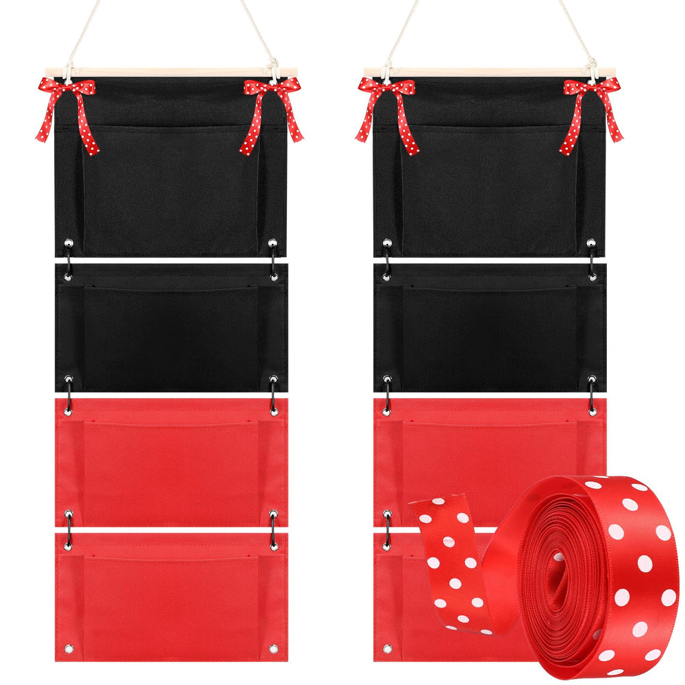 Yeyeplum fish extender double pack hanging bags with four pockets for cruise organization.