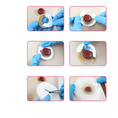 YEYSXSY barrier ring protects surrounding skin from moisture and irritation.