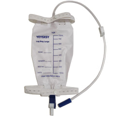 YEYSXSY urinary leg bag 750ml fits discreetly under clothing for daily mobility.