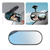 YGDMD HD baby car mirror clip-on view for easy rear-seat monitoring.