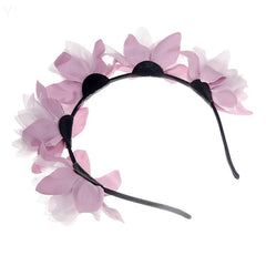 Yheahin floral cluster headpiece adds whimsy to birthdays and weddings.