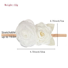 Yheahin nylon stretch headband provides comfortable, adjustable wear for growing heads.