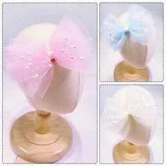 Yheahin toddler bow headband; 15-20 inch size for growing kids.