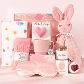 YHRJWN Bunny Lovey with hidden rattles comforts baby
