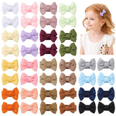 YHXX YLEN 1.4in baby bow clip with anti-slip grip for gentle styling.