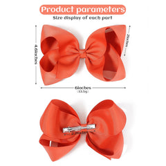 YHXX YLEN lavender 6-inch bow with clip adds color and grip