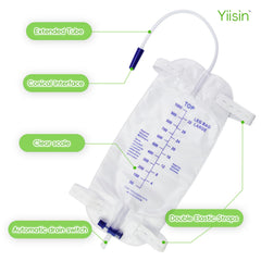 Yiisin automatic drain switch highlights one-hand operation for convenient drainage.