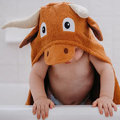 Yikes Twins hooded towel back tail accent for cute design