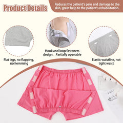 YingXue underwear with magic tape closures for quick dressing and undressing