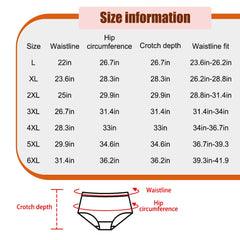YingXue reusable women's underwear with elastic fit for all-day comfort