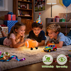YISUN football night light with three warm modes for cozy kids' rooms.