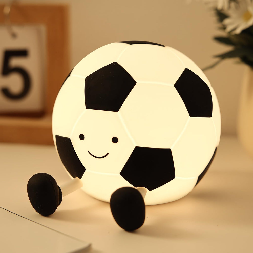 YISUN Soccer Night Light with dimmable glow for kids' room