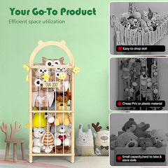 YiXinHo movable wood storage on ball bearing casters for easy room-to-room rearrangement