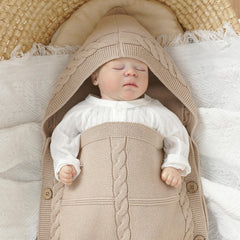 YIXPOH swaddle with side openings for quick night diaper changes.