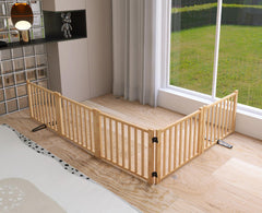 Five-panel design expands to wide openings for hallways and doorways.