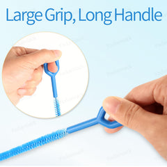Yodamiack soft nylon bristles protect straws while removing grime