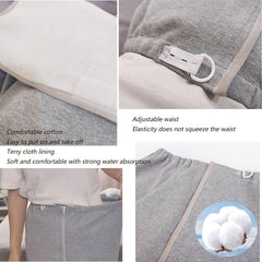 Yodilala diaper skirt full-open Velcro design enables easy dressing and diaper changes.