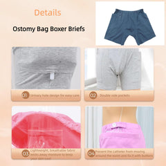Yodilala urinary bag pants double-pocket opening facilitates urine discharge access.