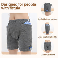Yodilala urinary bag pants with double pockets for storage and easy access