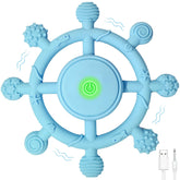 YOFUN 3-Speed Teether blue front view soothes soft gums during teething.