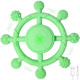 YOFUN baby teether front view shows an easy-to-grip design for small hands.
