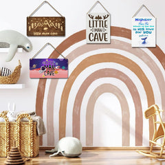 YOHIYE bear forest wall decor for nursery creates a charming focal point