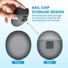 Yoiilifee two-speed nail trimmer offers gentle start and efficient power.
