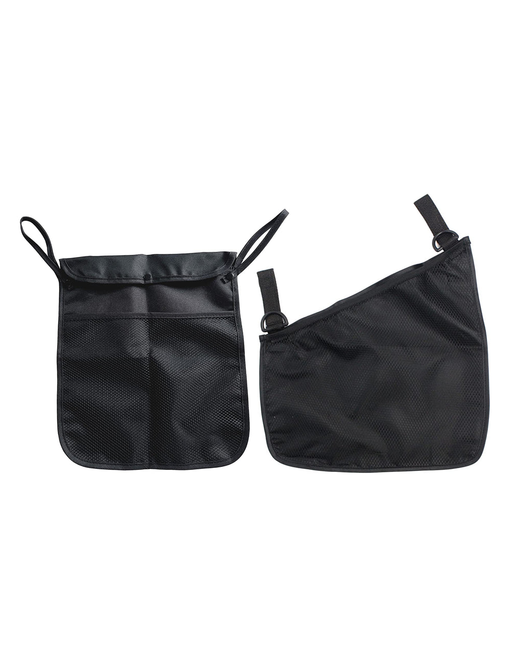 YOLENDAR stroller organizer in black, full view for on-the-go organization and quick access