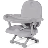 YOLEO baby high chair booster seat attached to dining chair for stable feeding.