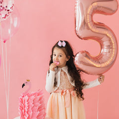 YONHTUTU pink donut ice cream bow with clip, secure for 2–6 year olds