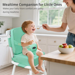 YONTINY booster seat non-slip base keeps seating steady during meals